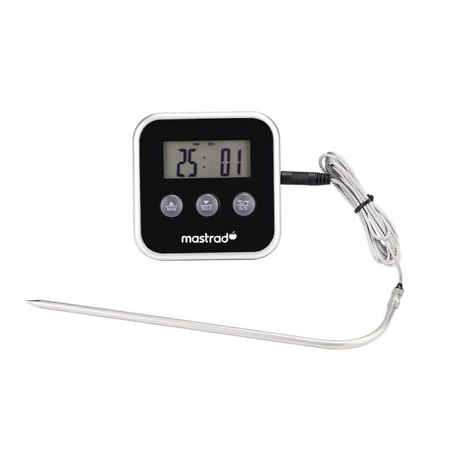 3485990736004 - Mastrad - Thermometre de cuisson m square - noir
