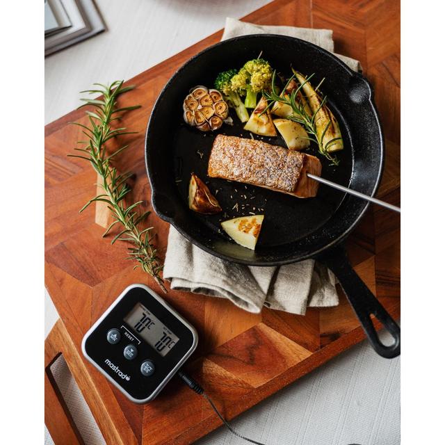 3485990736004 - Mastrad - Thermometre de cuisson m square - noir