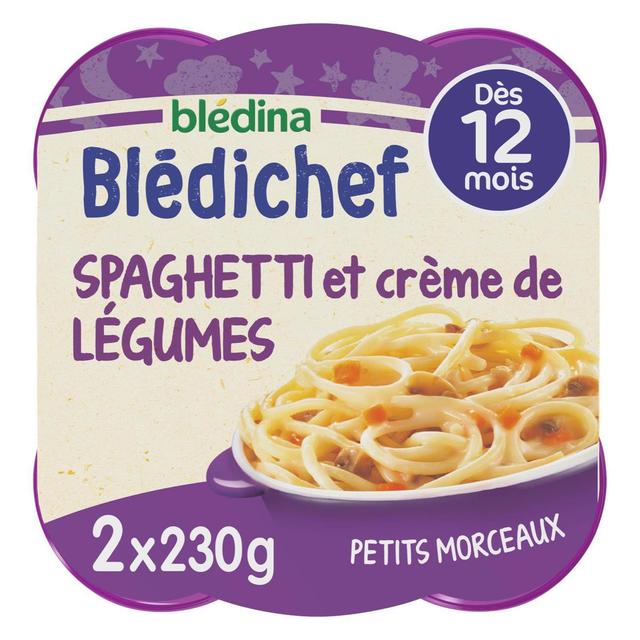 3041091436504 - Blédina - Blédi'chef - Petits Spaghetti et Crème de Legumes Assiette Bébé Dès 12 mois