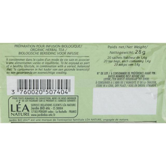 3760020507404 - Jardin Bio Etic - Infusion Thym Bio - 20 sachets