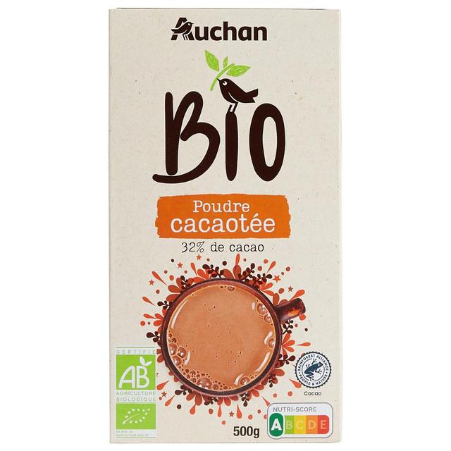 3245678049204 - Auchan BIO - Chocolat en poudre préparation pour boisson bio