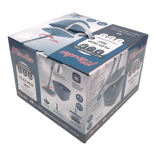 3061050220005 - Ménatex - Kit Lavage Sol - FLEX MOP 360°
