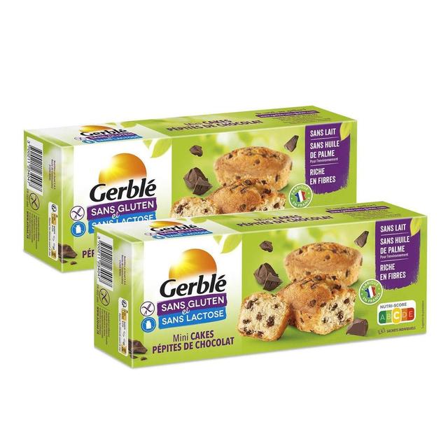 2050000400605 - Gerblé Sans Gluten Sans Lactose - Mini cakes pépites de chocolat sans gluten et sans lactose