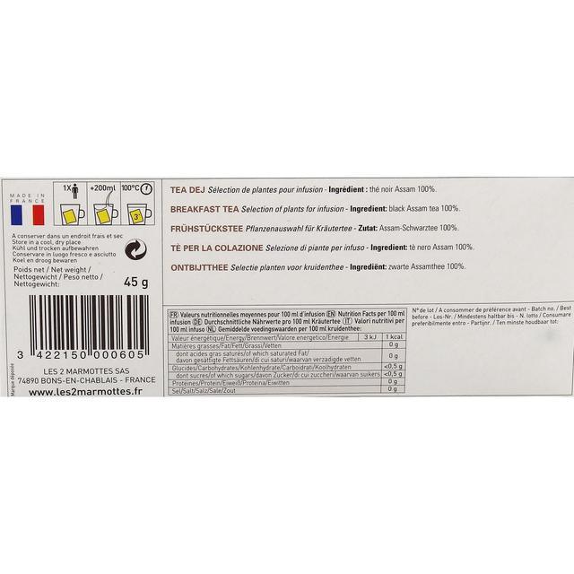 3422150000605 - Les 2 Marmottes - Thé Noir Assam