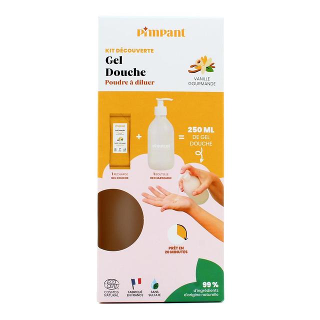 3760349451105 - Pimpant - Gel douche vanille gourmande Kit Découverte
