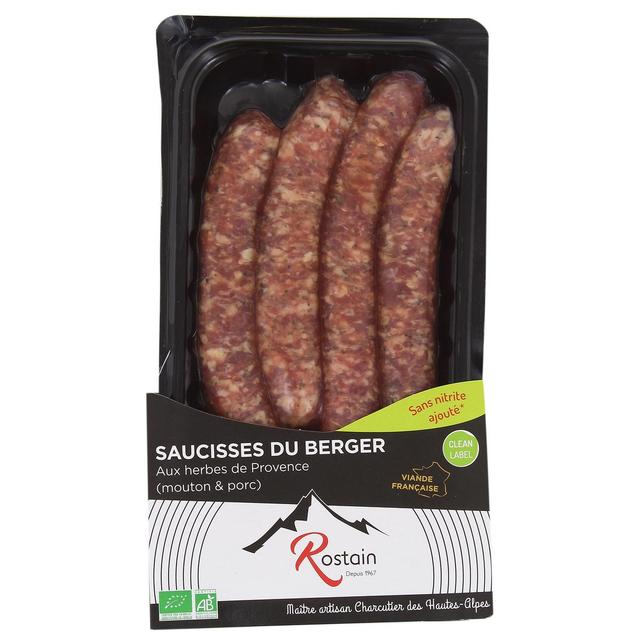 3507170901405 - Rostain - Saucisses du Berger Bio aux Herbes de Provences