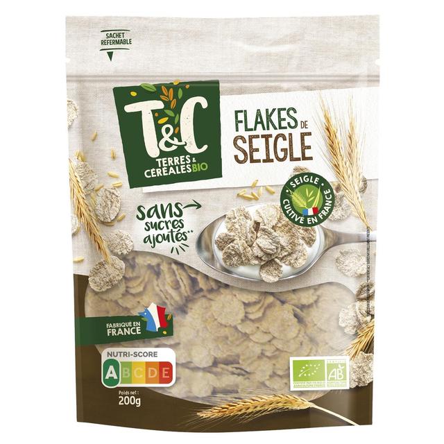 3421557922305 - Terres et Céréales Bio - Flakes de Seigle Bio