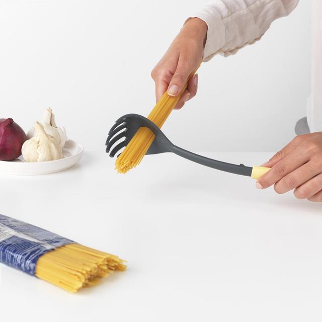 8710755122705 - Brabantia - Cuillère à spaghetti avec doseur - Vanilla Yellow