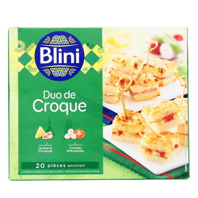 3760197633005 - Blini - 20 Duo de croques- Jambon - Emmental et Tomates - Mozarella