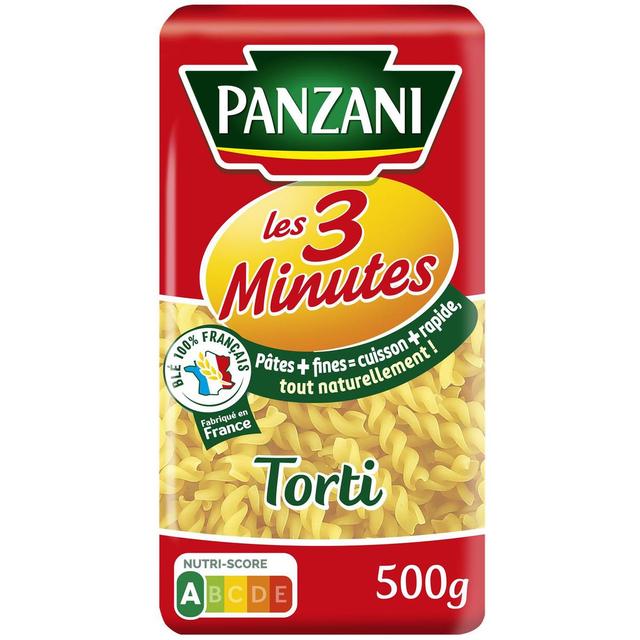 3038350333605 - Panzani - Pâtes Torti Cuisson Rapide 3 minutes