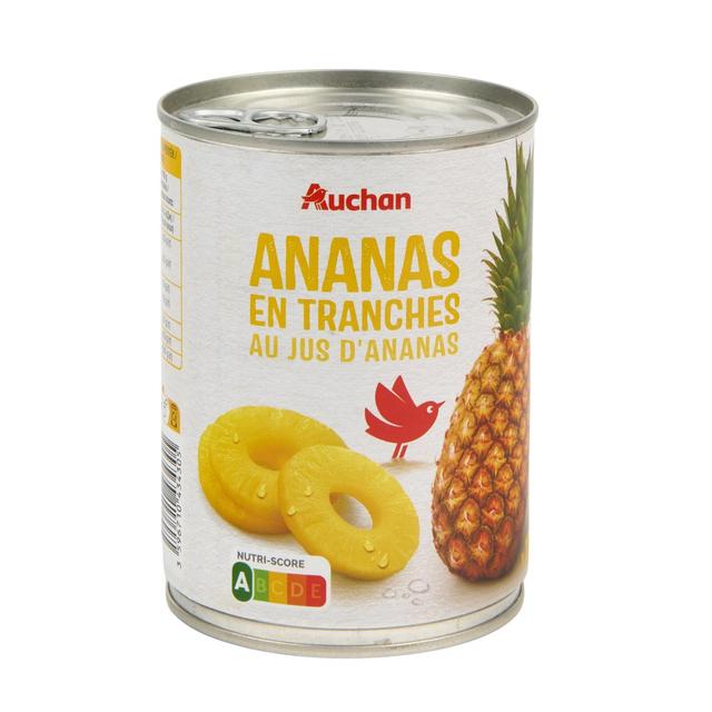 3596710434305 - Auchan - Ananas en tranches au jus