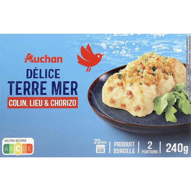 3596710544905 - Auchan - Délice terre mer poissons chorizo