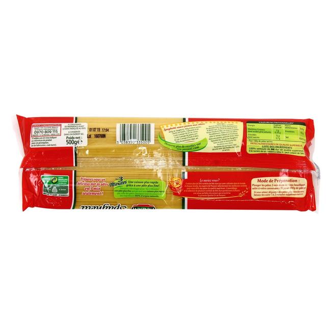 3038350335005 - Panzani - Pâtes Spaghetti Cuisson Rapide 3 minutes