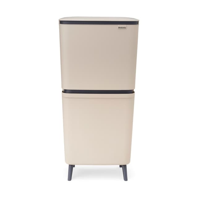 8710755275005 - Brabantia - Poubelle pour le recyclage SortUp Hi, 20+25 litres - Soft Beige