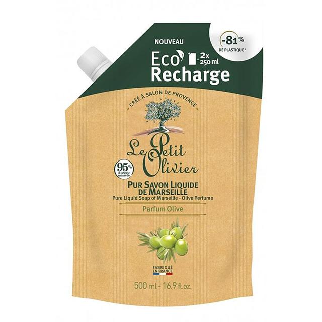 3549620066005 - Le petit Olivier - Savon Liquide de Marseille - Huile d'Olive Eco recharge