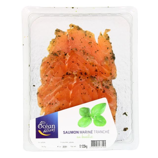 3760105176105 - Océan Délices - Saumon Mariné Basilic