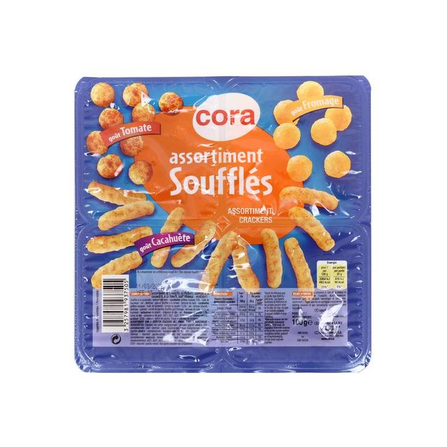 3257981937505 - Cora - Assortiment de biscuits soufflés salés
