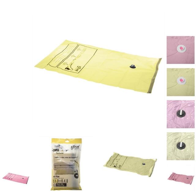 3560238577905 - 5 five - Housse De Rangement Sous Vide 120 x 70cm Parfumée Vanille