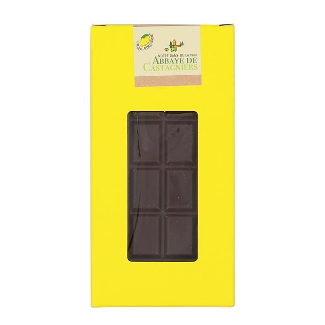 3760006120306 - Abbaye Notre Dame de Castagniers - Chocolat Noir 55% aux écorces de citron