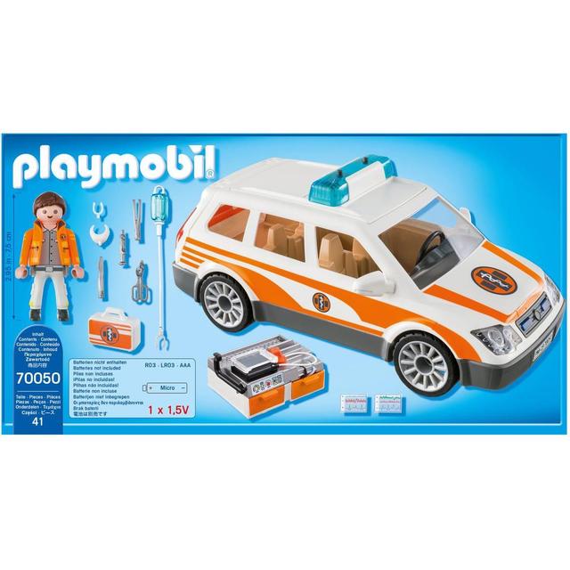 4008789700506 - PLAYMOBIL® City Life - Voiture et ambulancier
