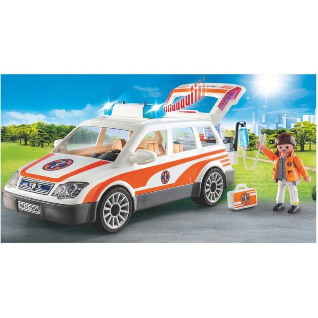 4008789700506 - PLAYMOBIL® City Life - Voiture et ambulancier