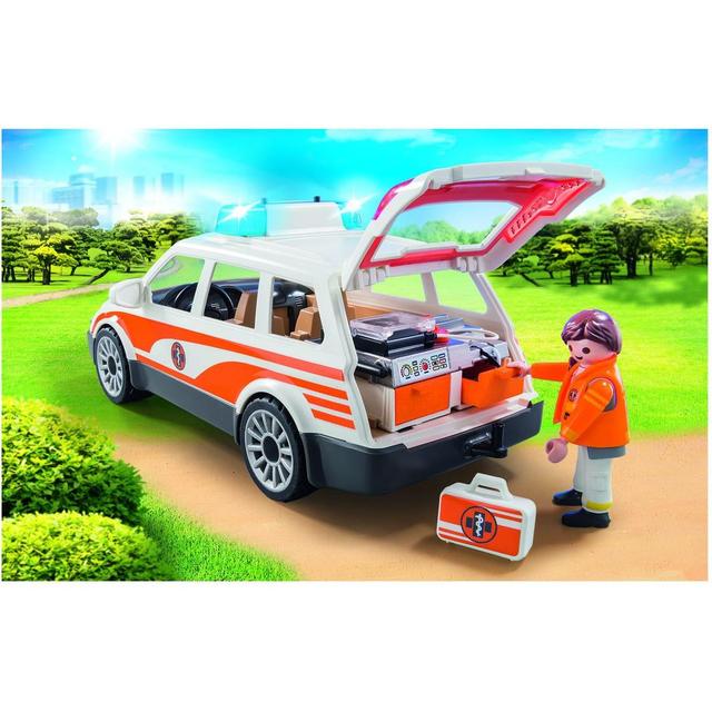 4008789700506 - PLAYMOBIL® City Life - Voiture et ambulancier