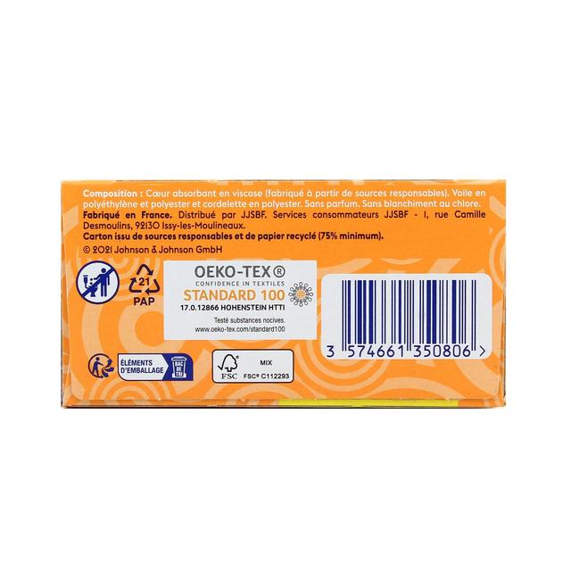3574661350806 - Nett - Tampons hygiéniques original flux normal