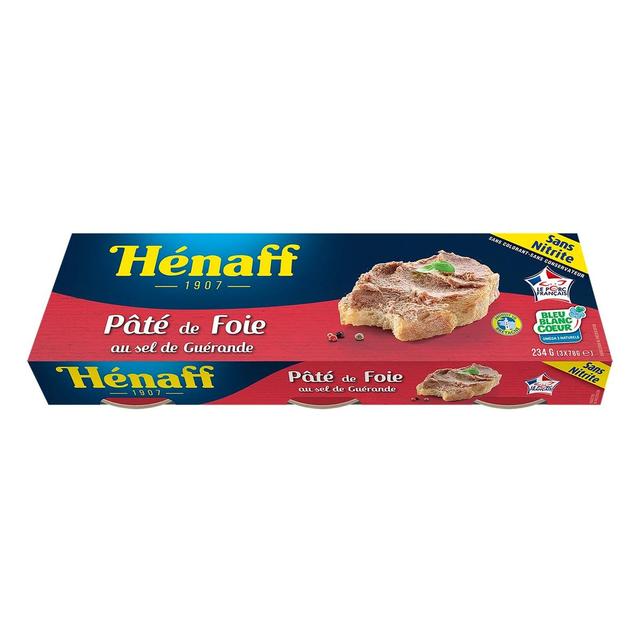3021210020906 - Henaff - Pâté de foie au sel de Guérande Bleu Blanc Coeur