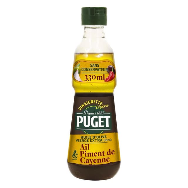 3265475011006 - Puget - Vinaigrette légère biphasée Ail et Piment De Cayenne