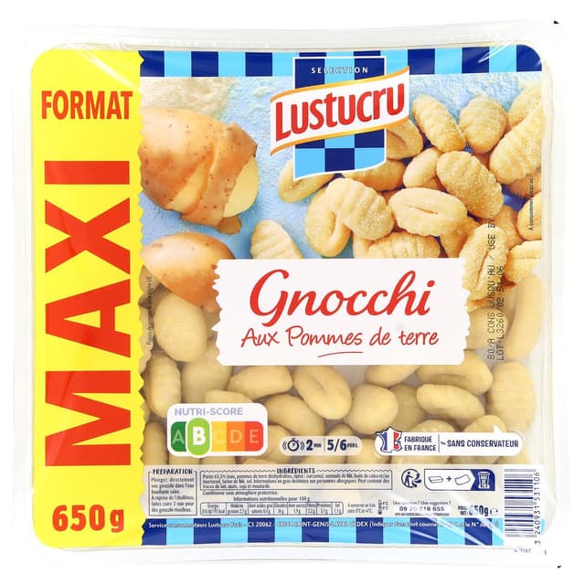 3240931531106 - Lustucru - Gnocchi aux Pommes de Terre