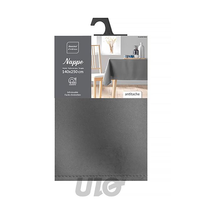 3574387221206 - Douceur D Interieur - Nappe rectangle polyester béton