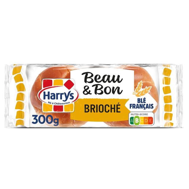 3228857001606 - Harrys - Pain Burger Beau & Bon Brioché Nature Sans Additifs