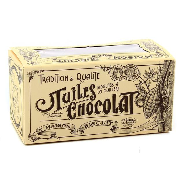 3449610471706 - La Maison Du Biscuit - Tuiles au chocolat au lait et noir panaché