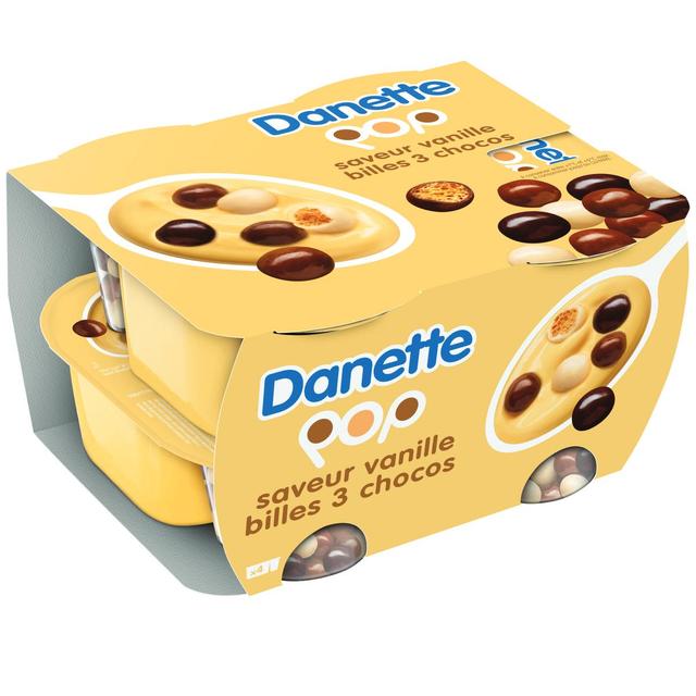 3033491012006 - Danette - Crème dessert vanille billes chocolat