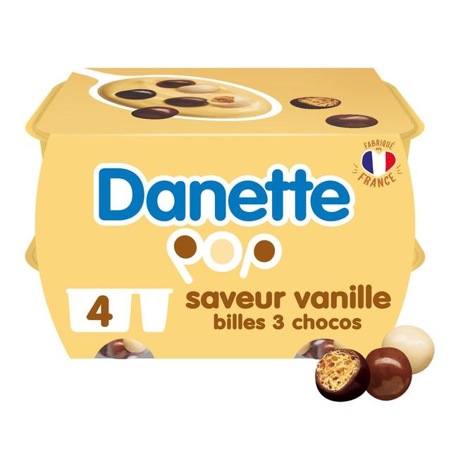 3033491012006 - Danette - Crème dessert vanille billes chocolat
