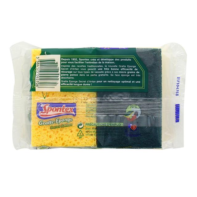 3384123092706 - Spontex - Éponges grattantes secret d'antan