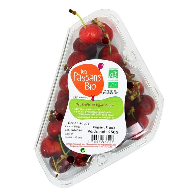 3760074477272 - Les Paysans Bio - Cerise bio