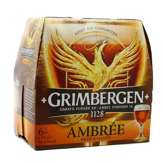 3080216003306 - Grimbergen - Bière ambrée d'Abbaye 6.5°