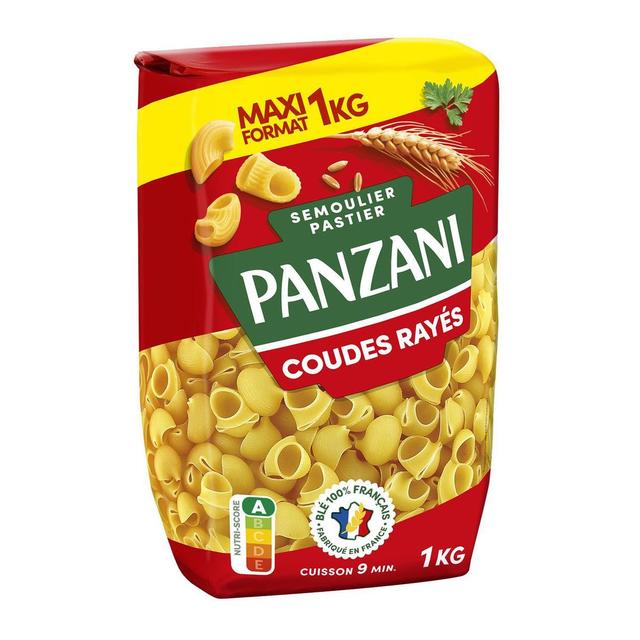 3038350023506 - Panzani - Pâtes Coudes rayés