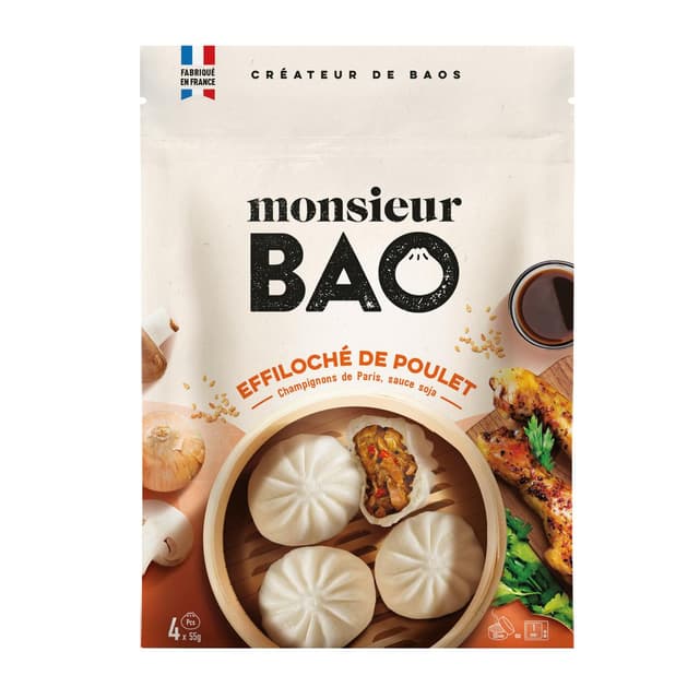 3770028524006 - monsieur BAO - 4 Bao Poulet
