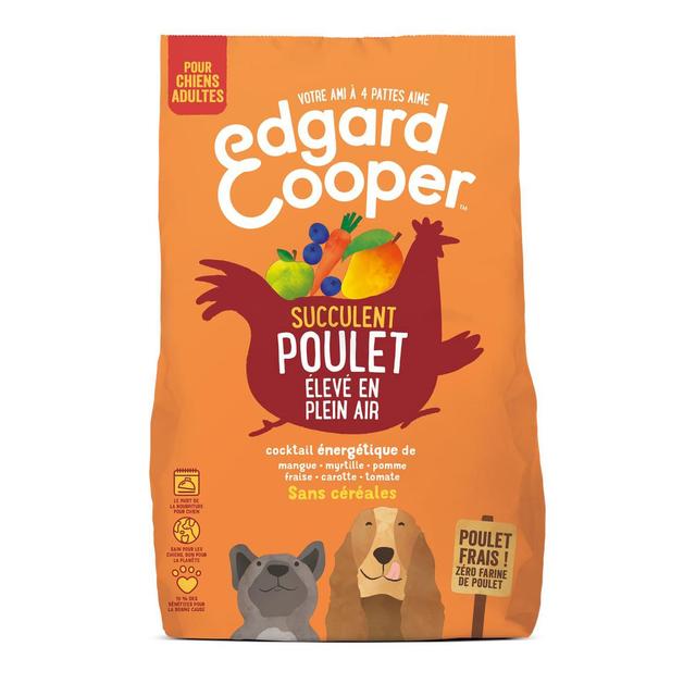 5425039484006 - Edgard Cooper - Croquettes Poulet sans céréales pour Chien adulte