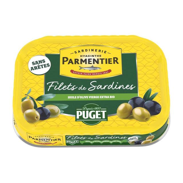 3019089044406 - Parmentier - Filets de Sardines à l'Huile d'Olive Vierge Extra Bio Puget