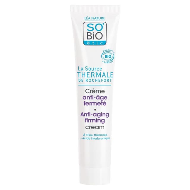 3517360024906 - SO'BIO ETIC - Crème jour anti-âge bio à l'eau thermale et acide hyaluronique