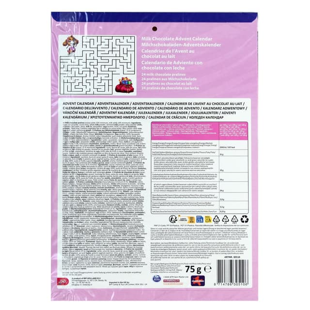 8714786305106 - BIP - Calendrier de l'avent Pat Patrouille chocolat au lait
