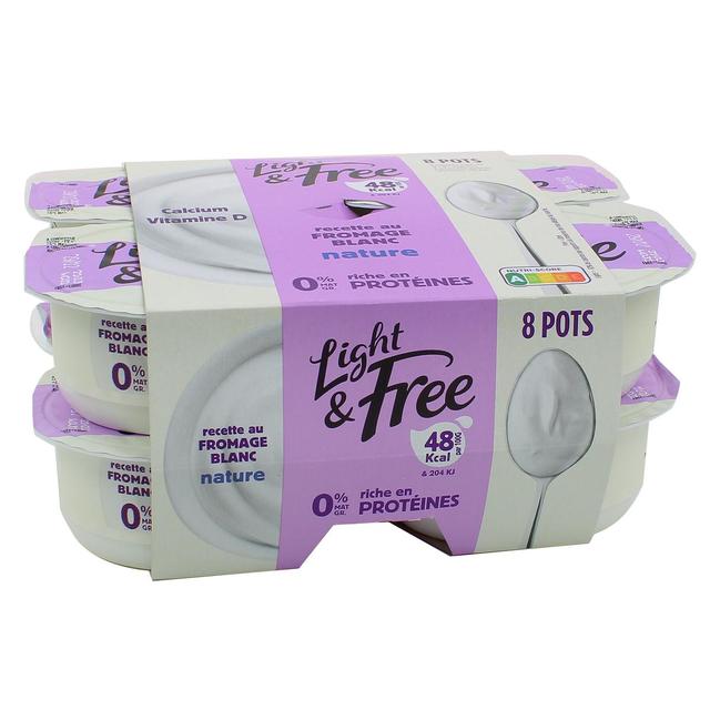 3033490006006 - Light&Free - Fromage Blanc Nature 0%mg