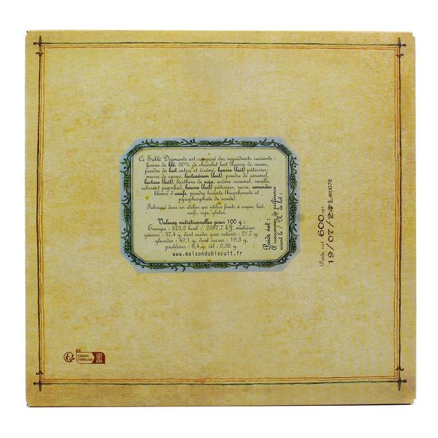 3449612166006 - La Maison Du Biscuit - Sablés diamants enrobés de chocolat au lait