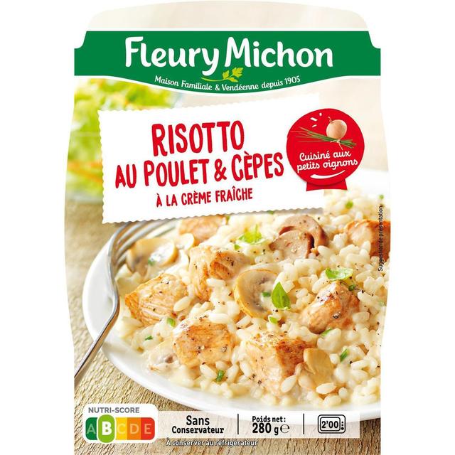 3302740606106 - Fleury Michon - Poulet Risotto & Cèpes à la Crème Fraîche