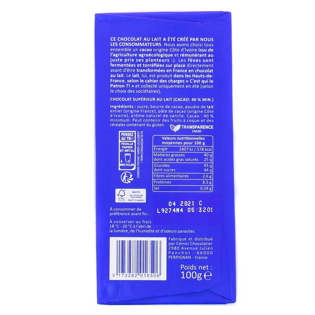 3173282016506 - C'est qui le Patron - Chocolat au lait