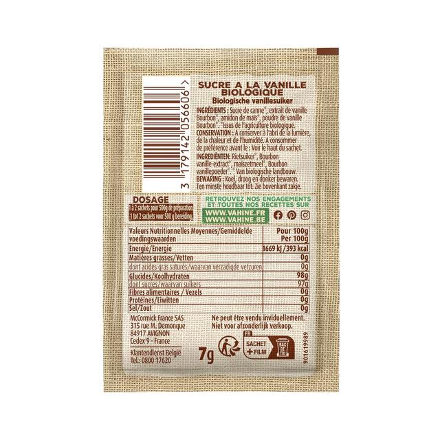 3179142056606 - Vahine - Sucre à la vanille bourbon bio