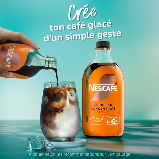 8445292118606 - Nescafé - Espresso Concentrate Caramel Café glacé à diluer